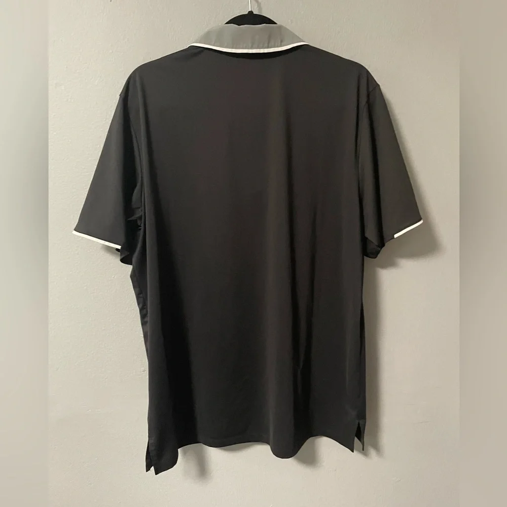 Adidas climacool aeroready polo shirt in black. Size Large